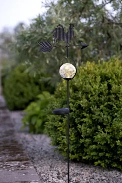 WINDY Solcellsdekoration 81cm Svart