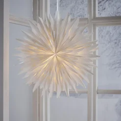 WINTER Pappersstjärna 60cm Vit