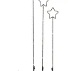 WIZARD Utomhusdekoration Batteri 60cm Svart
