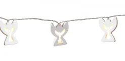 WOODWORKS ÄNGLAR Ljusslinga 135cm Vit