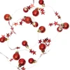 X-MAS Ljusslinga 90cm Röd