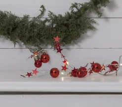 X-MAS Ljusslinga 90cm Röd